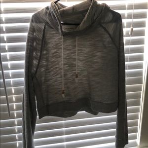 cropped hoodie